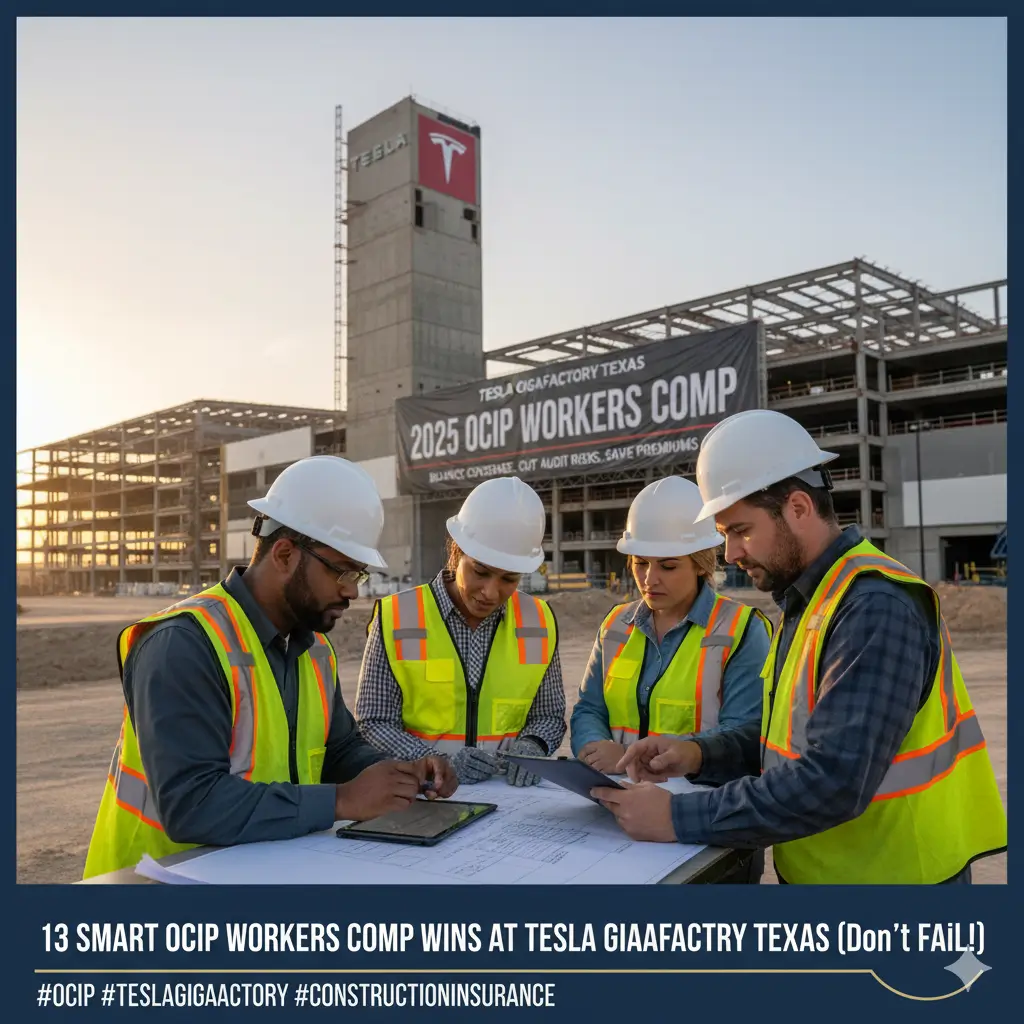 OCIP workers comp Tesla Gigafactory Texas
